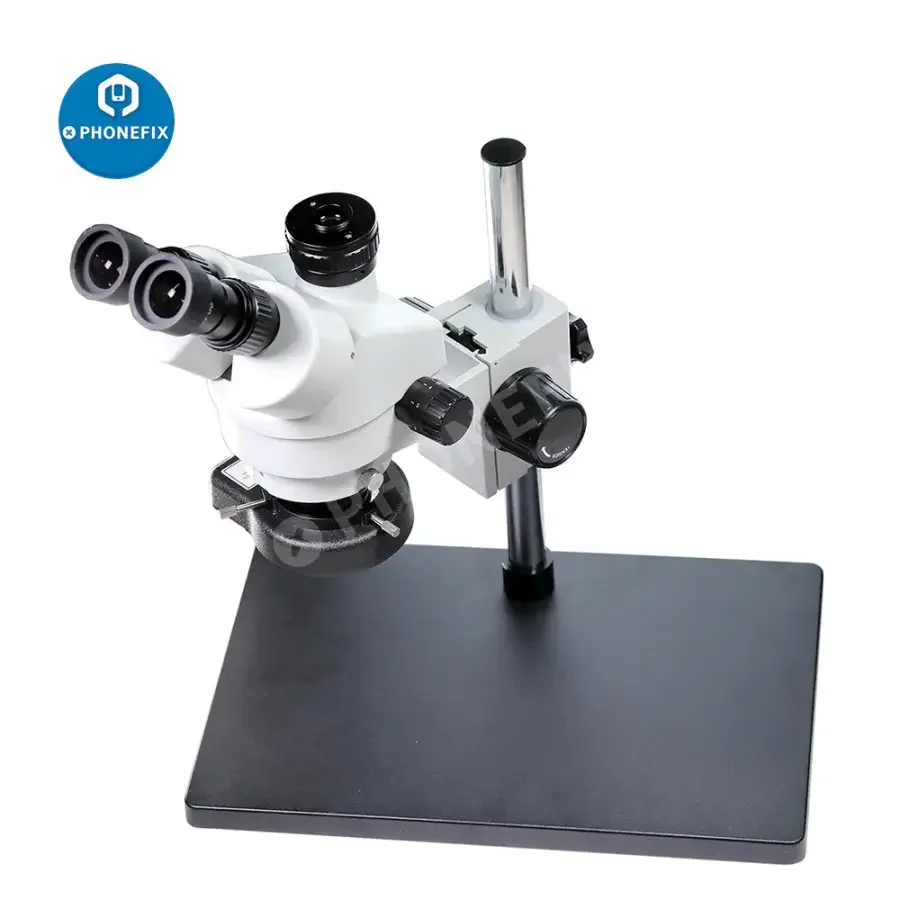 7-45x SZM45T-B1 Industrial Stereo Trinocular Microscope with Light - Image 3