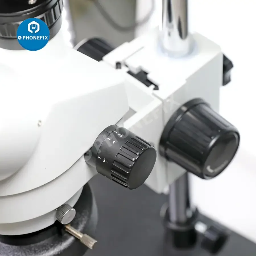 7-45x SZM45T-B1 Industrial Stereo Trinocular Microscope with Light - Image 7
