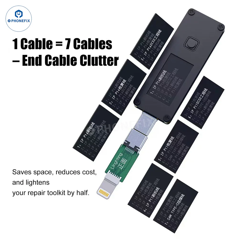 7 In 1 Restore Cable for iPhone Recovery/Samsung Download Mode - Image 3