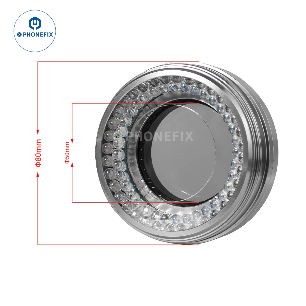72pcs LED Ring Light for Microscopes - Adjustable Illuminator Lamp - Image 4