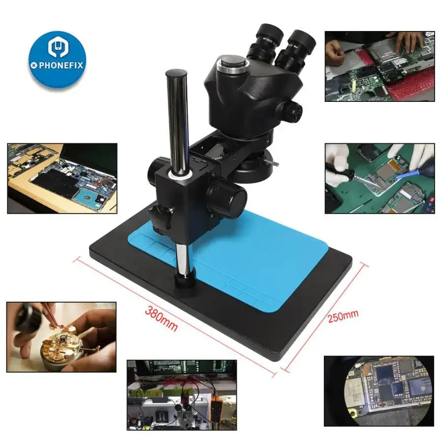 7X-45X Trinocular Stereo Microscope 38MP HDMI Microscope Camera - Image 4