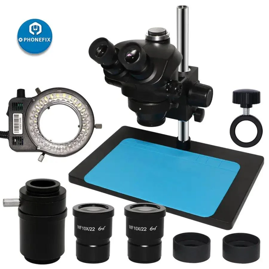 7X-45X Trinocular Stereo Microscope 38MP HDMI Microscope Camera - Image 8