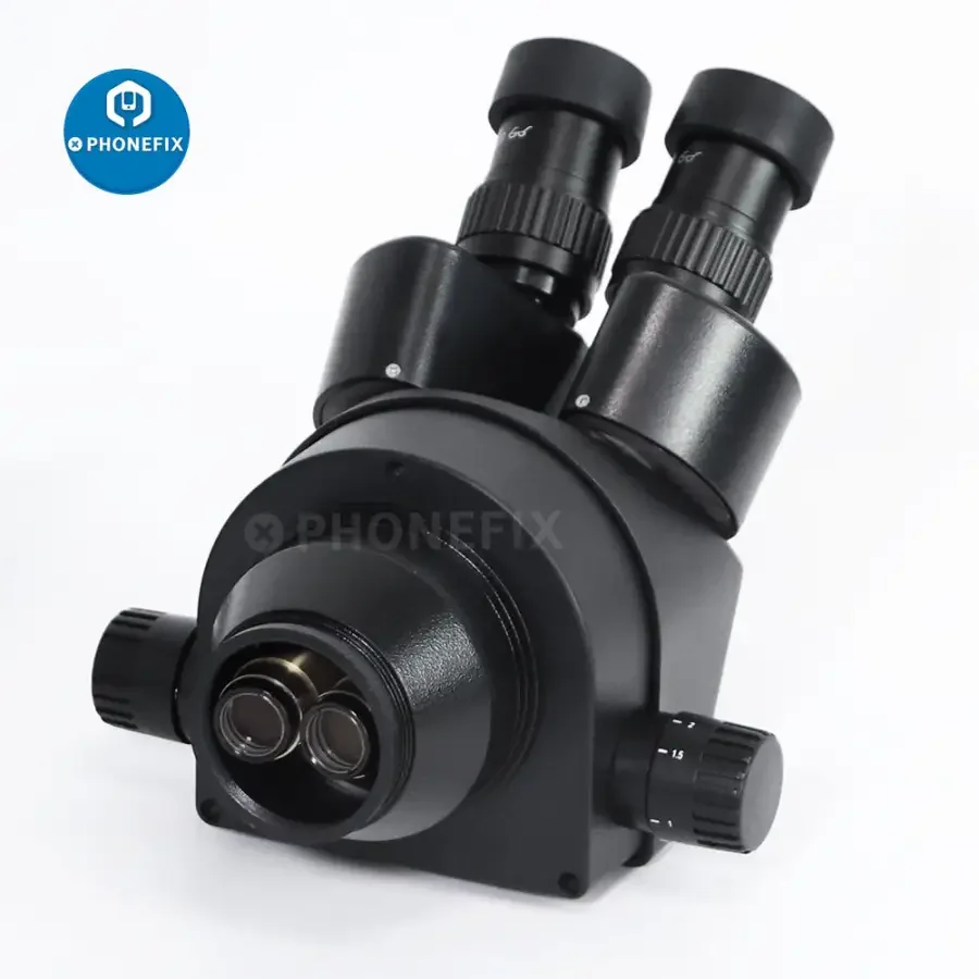 7X-45X Trinocular Stereo Zoom Big Table Stand Microscope For PCB Repair - Image 23