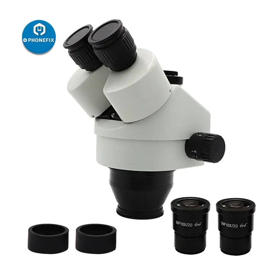 7X-45X Trinocular Zoom Stereo Microscope Simul-Focal Head - Image 12