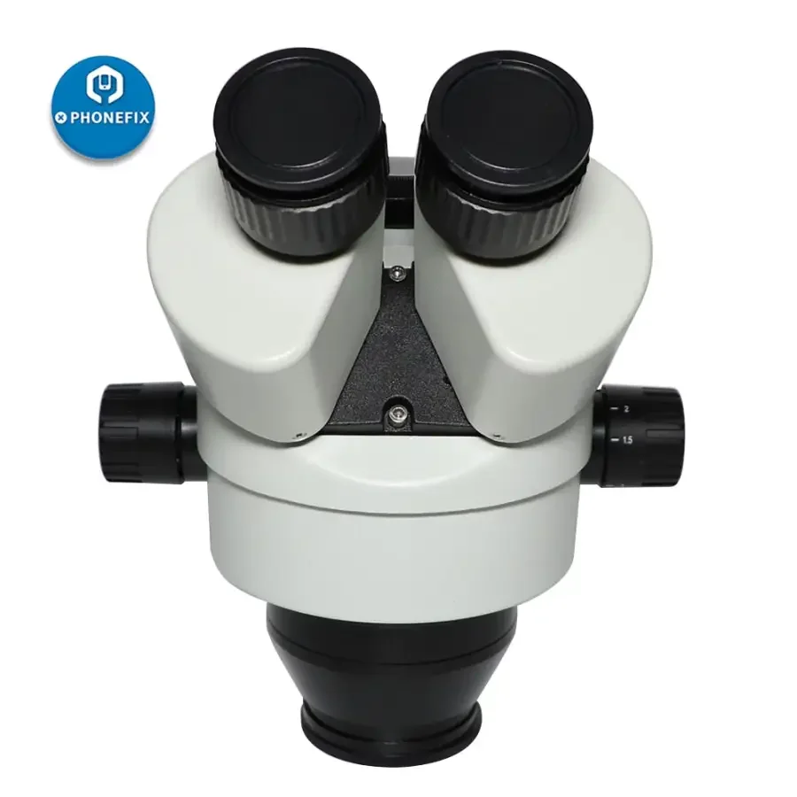 7X-45X Trinocular Zoom Stereo Microscope Simul-Focal Head - Image 3