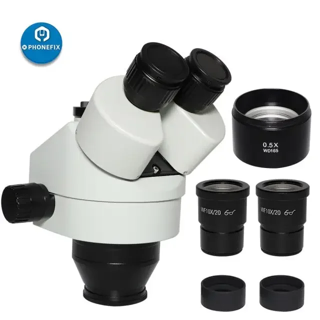 7X-45X Trinocular Zoom Stereo Microscope Simul-Focal Head - Image 9