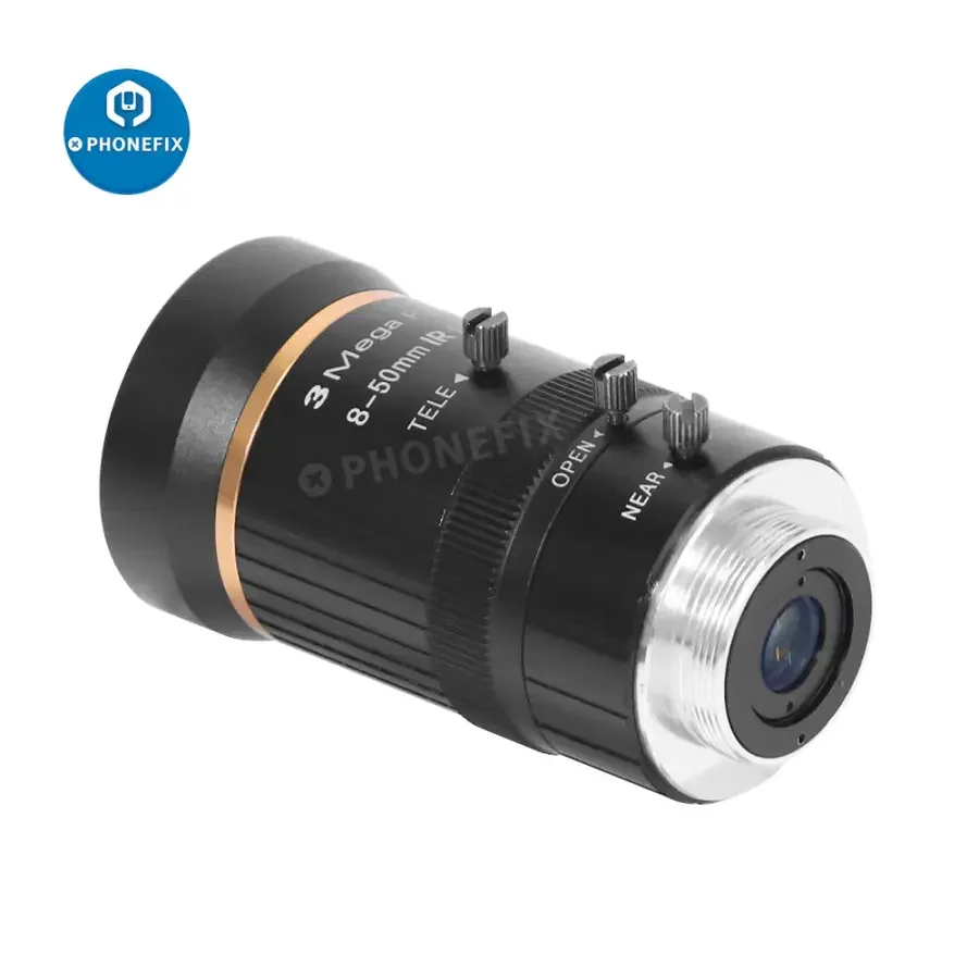 8-50mm 3MP 1/2 Manual Aperture C-Mount Security Camera Lens - Image 3
