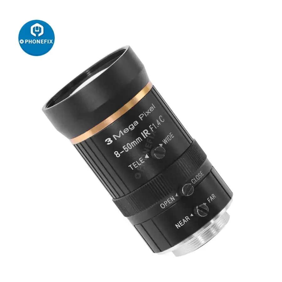 8-50mm 3MP 1/2 Manual Aperture C-Mount Security Camera Lens - Image 4