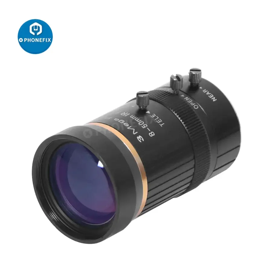8-50mm 3MP 1/2 Manual Aperture C-Mount Security Camera Lens - Image 5