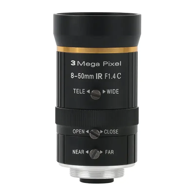 8-50mm 3MP 1/2 Manual Aperture C-Mount Security Camera Lens - Image 9