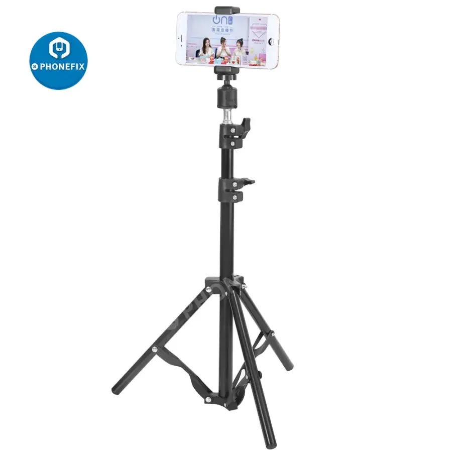 85.5cm Industrial Camera Tripod Selfie Stick Adjustable Stand Phone Holder - Image 2