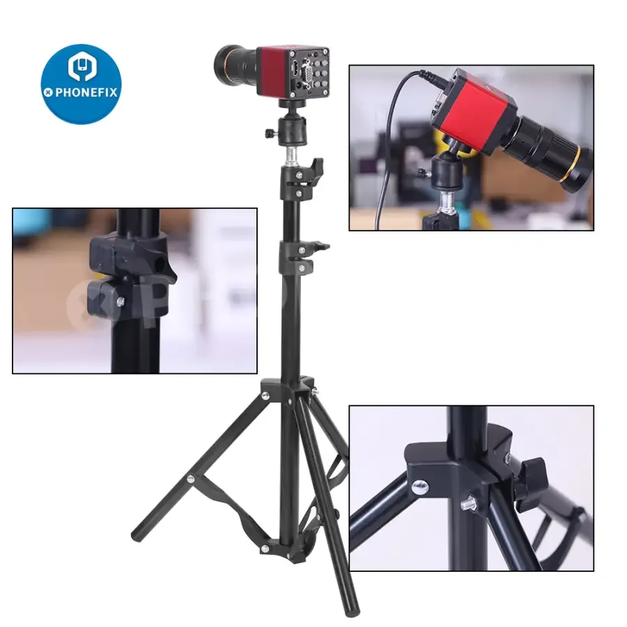 85.5cm Industrial Camera Tripod Selfie Stick Adjustable Stand Phone Holder - Image 6