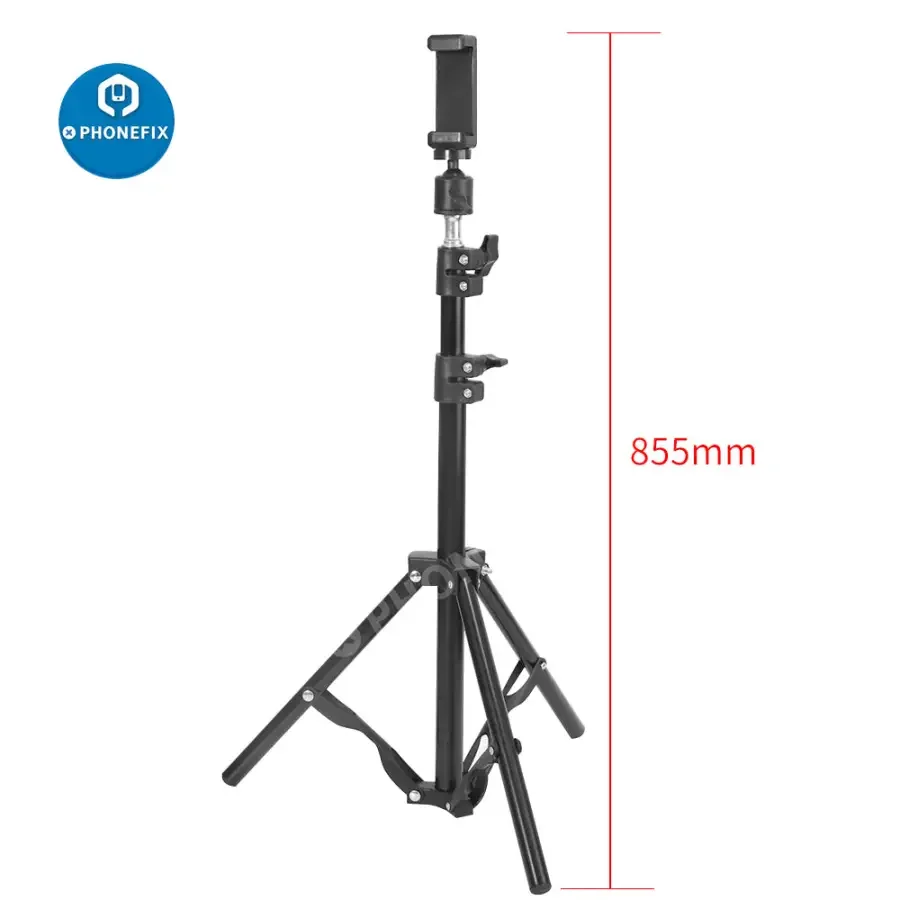 85.5cm Industrial Camera Tripod Selfie Stick Adjustable Stand Phone Holder - Image 8