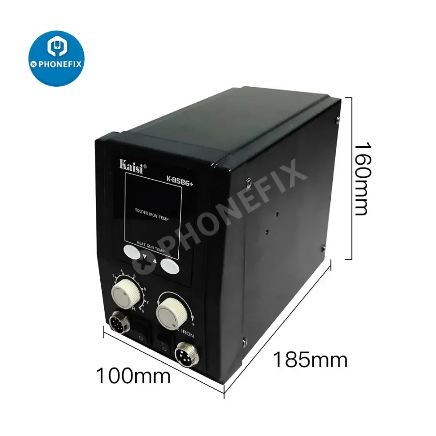 8586+ SMD Hot Air Gun Rework Station For PCB Soldering Repair - Image 3