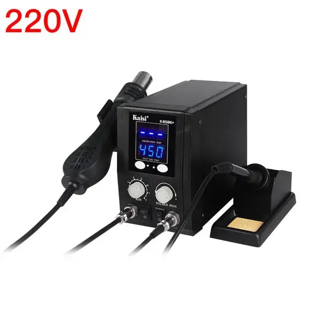 8586+ SMD Hot Air Gun Rework Station For PCB Soldering Repair - Image 9