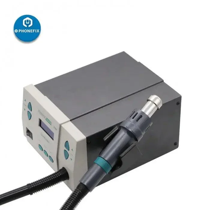 861DW 900W Hot Air Gun Digital Rework Station with 3 Nozzles - Image 5
