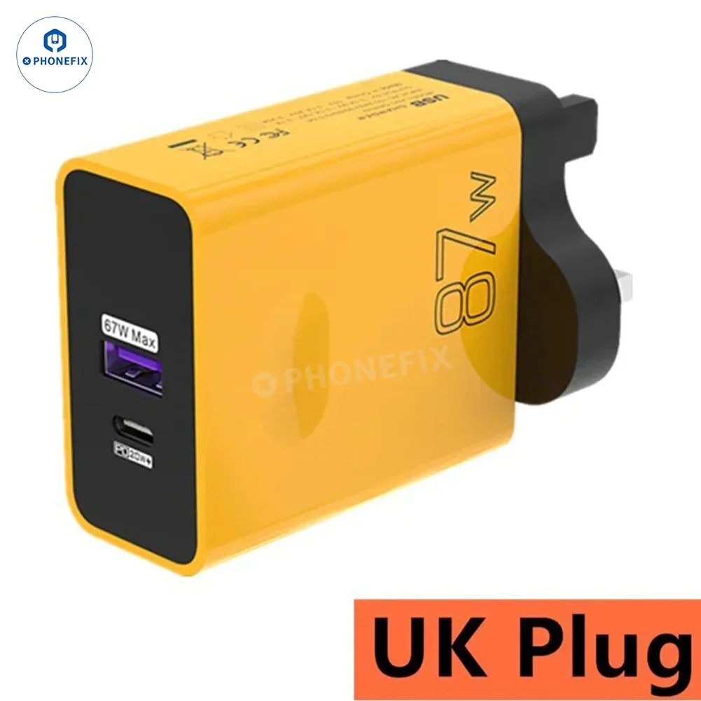 87W Full Protocol Super Fast Charging USB Dual Fast Charger Adapter - Image 10