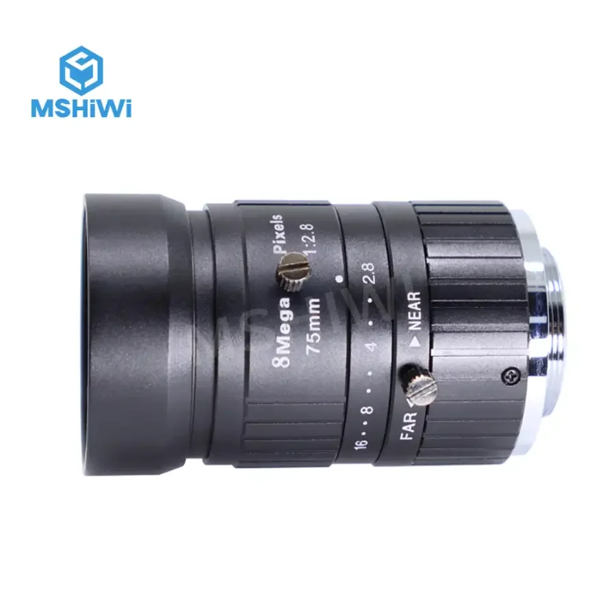 8MP 75mm FA Prime Lens C-mount F2.8 1" Manual Focus ITS Camera Lens - Image 2