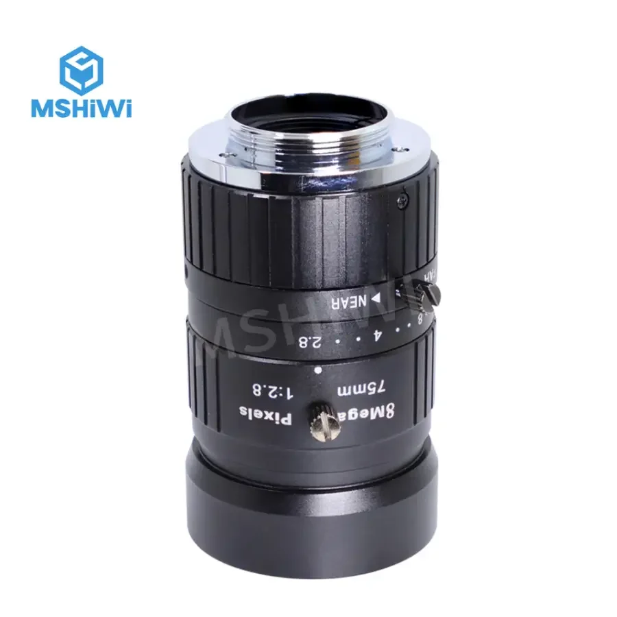 8MP 75mm FA Prime Lens C-mount F2.8 1" Manual Focus ITS Camera Lens - Image 3