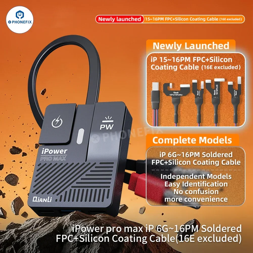 QIANLI iPower Pro Max DC Power Supply Test Cable For iPhone 6-16 Pro Max - Image 2