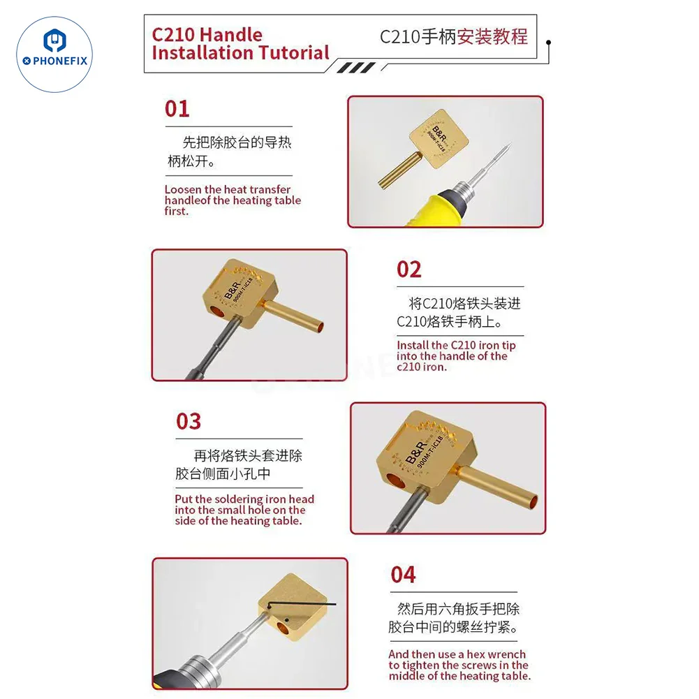 900M-T-iC18 CPU Glue Removal Station for T12 C210 936 Soldering Iron - Image 6
