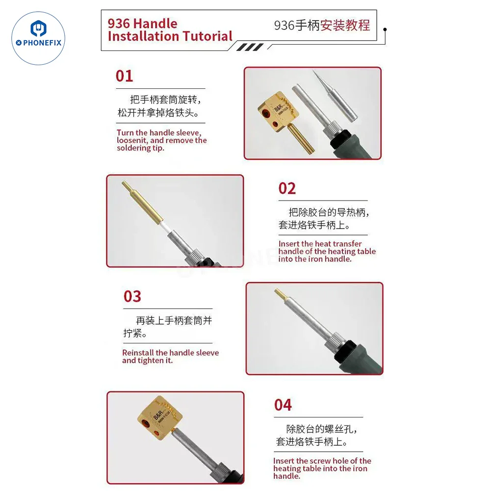 900M-T-iC18 CPU Glue Removal Station for T12 C210 936 Soldering Iron - Image 7