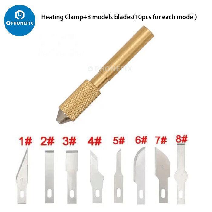 936 Soldering Iron Heating Scraper UV Glue Removal Tools - Image 5