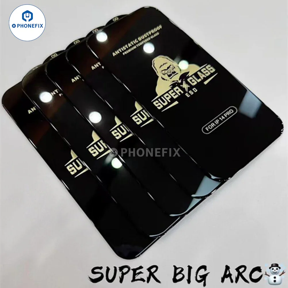 9D Curved Full Cover Tempered Glass iPhone Screen Protector Film - Image 3
