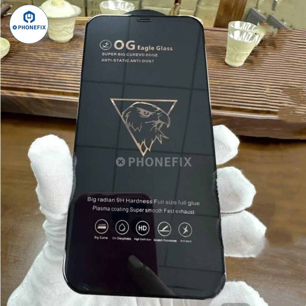 9D Curved Full Cover Tempered Glass iPhone Screen Protector Film - Image 6