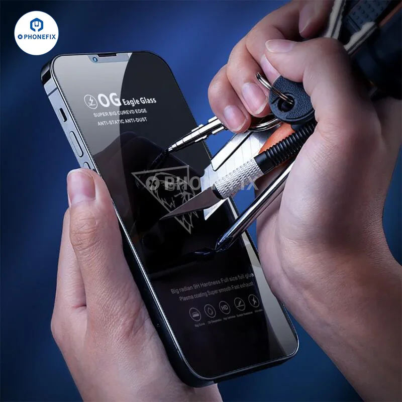 9D Curved Full Cover Tempered Glass iPhone Screen Protector Film - Image 7