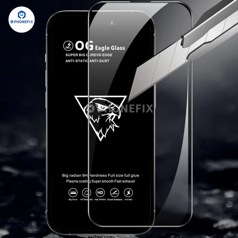 9D Curved Full Cover Tempered Glass iPhone Screen Protector Film - Image 8