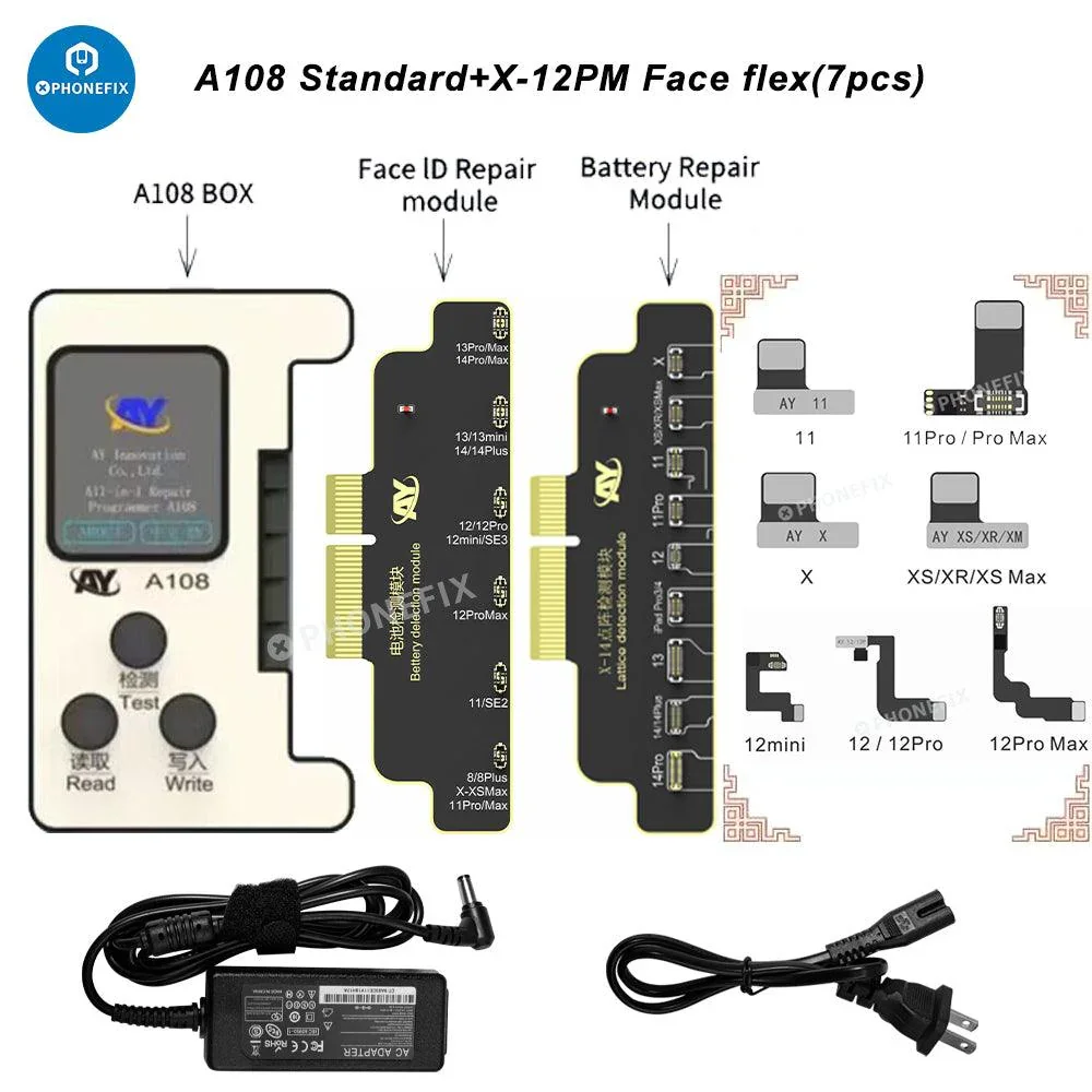 A108 BOX Multi-function Repair Programmer For iPhone 8-16 Pro Max - Image 20