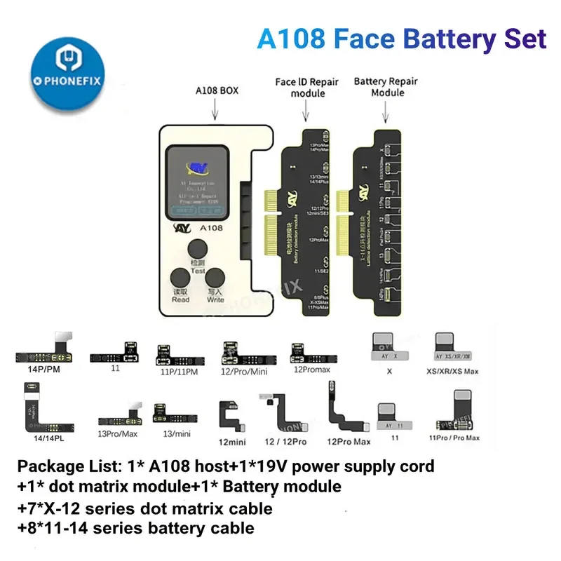 A108 BOX Multi-function Repair Programmer For iPhone 8-16 Pro Max - Image 31