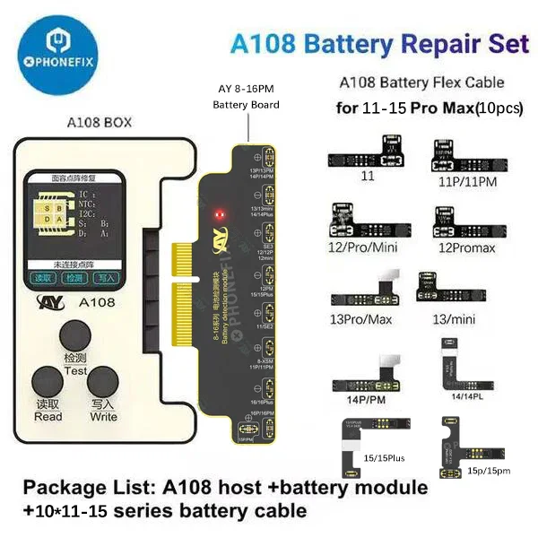 A108 BOX Multi-function Repair Programmer For iPhone 8-16 Pro Max - Image 50