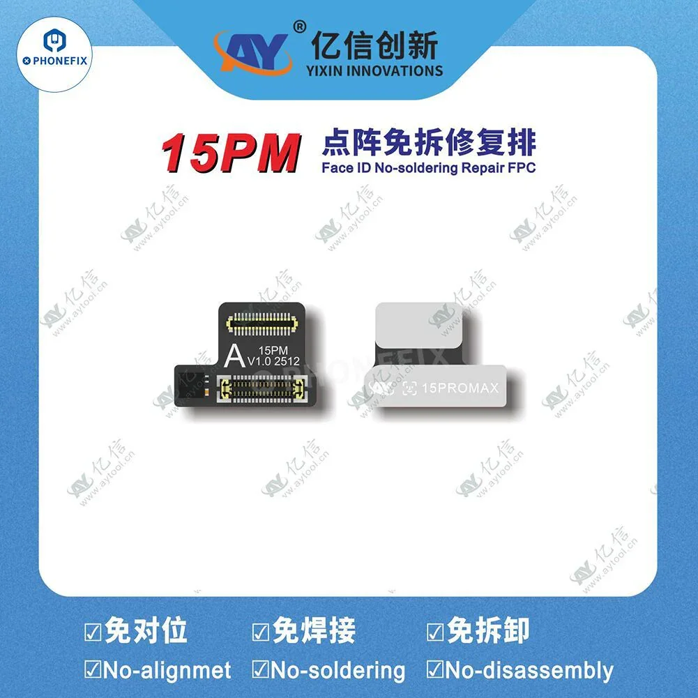 A108 Programmer with iPhone 13-16 Pro Max Face ID Tag-on Repair Cable - Image 12