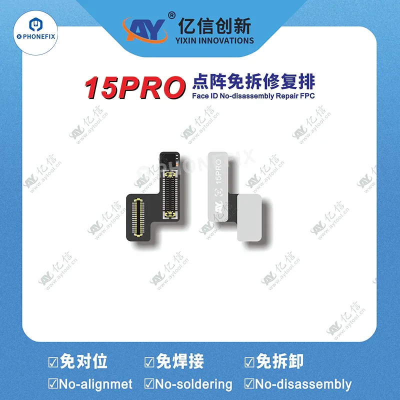 A108 Programmer with iPhone 13-16 Pro Max Face ID Tag-on Repair Cable - Image 14