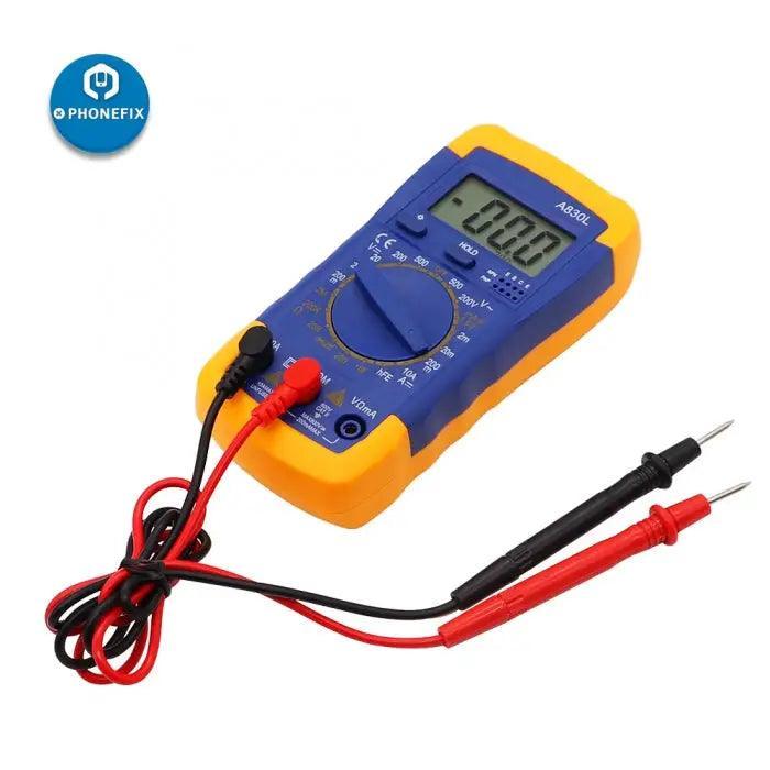 A830L Digital Multimeter AC DC OHM Volt Current Tester Mini Meter - Image 2