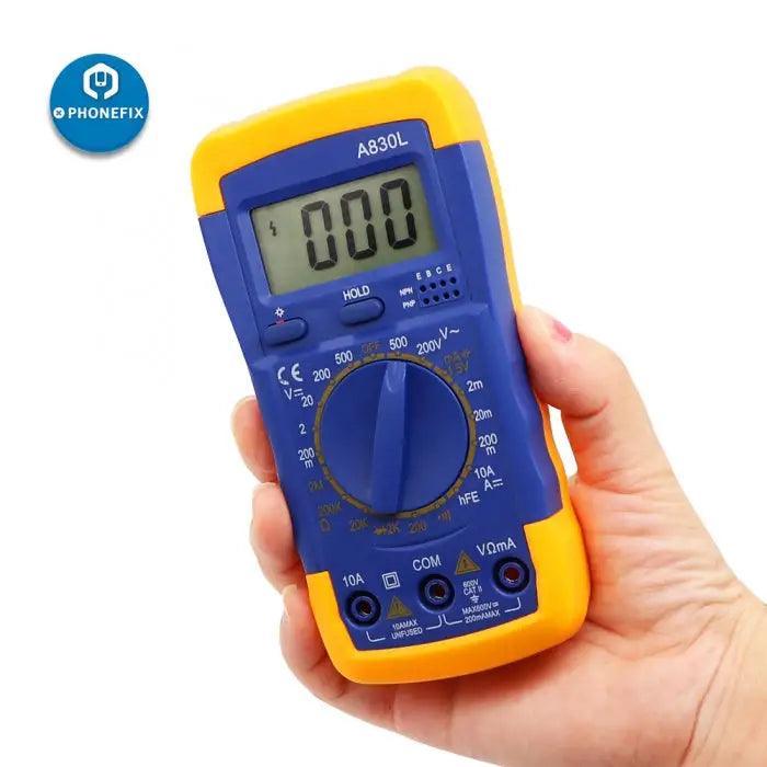 A830L Digital Multimeter AC DC OHM Volt Current Tester Mini Meter - Image 4