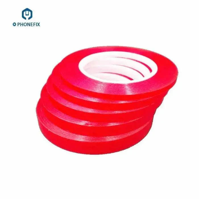 Acrylic PET Red Film Clear Double Sided Tape for Phone Screen Repair - Image 4