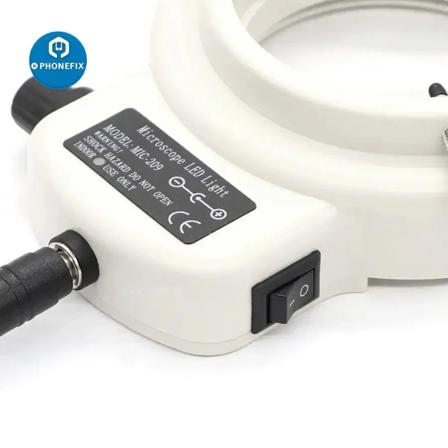 Adjustable 144/60 LEDs Microscope Ring Light with Adapter - Image 10
