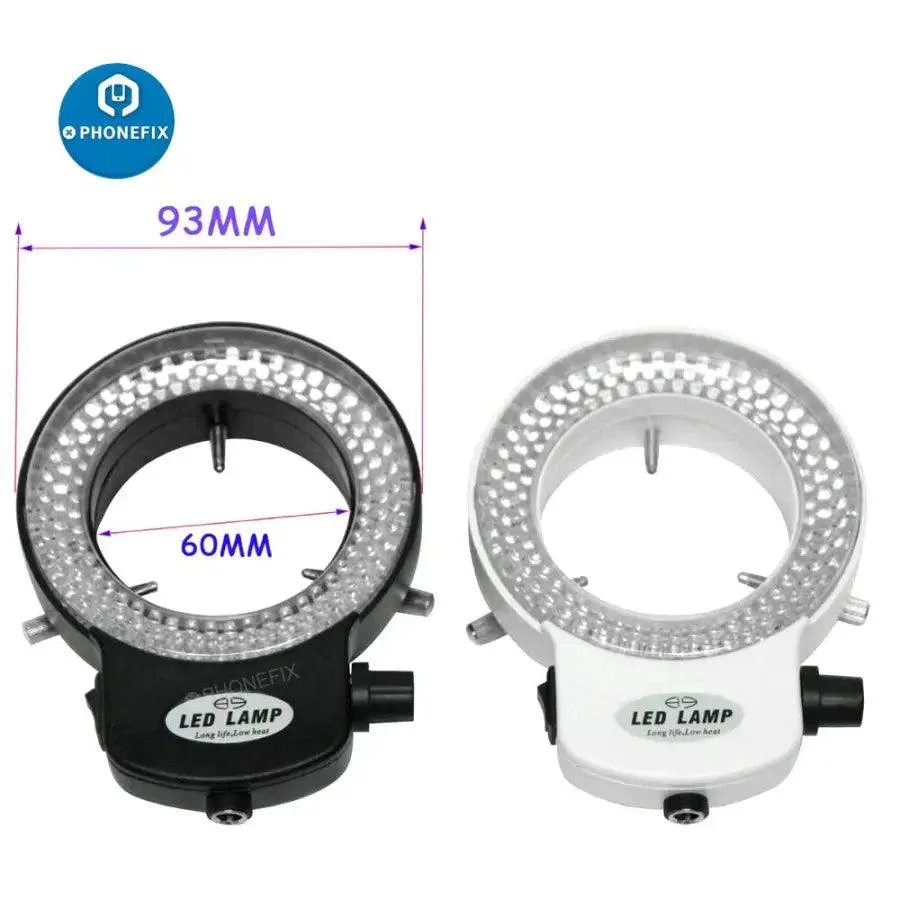 Adjustable 144/60 LEDs Microscope Ring Light with Adapter - Image 13