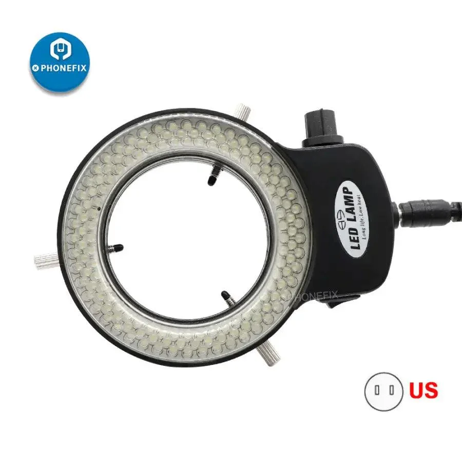 Adjustable 144/60 LEDs Microscope Ring Light with Adapter - Image 3