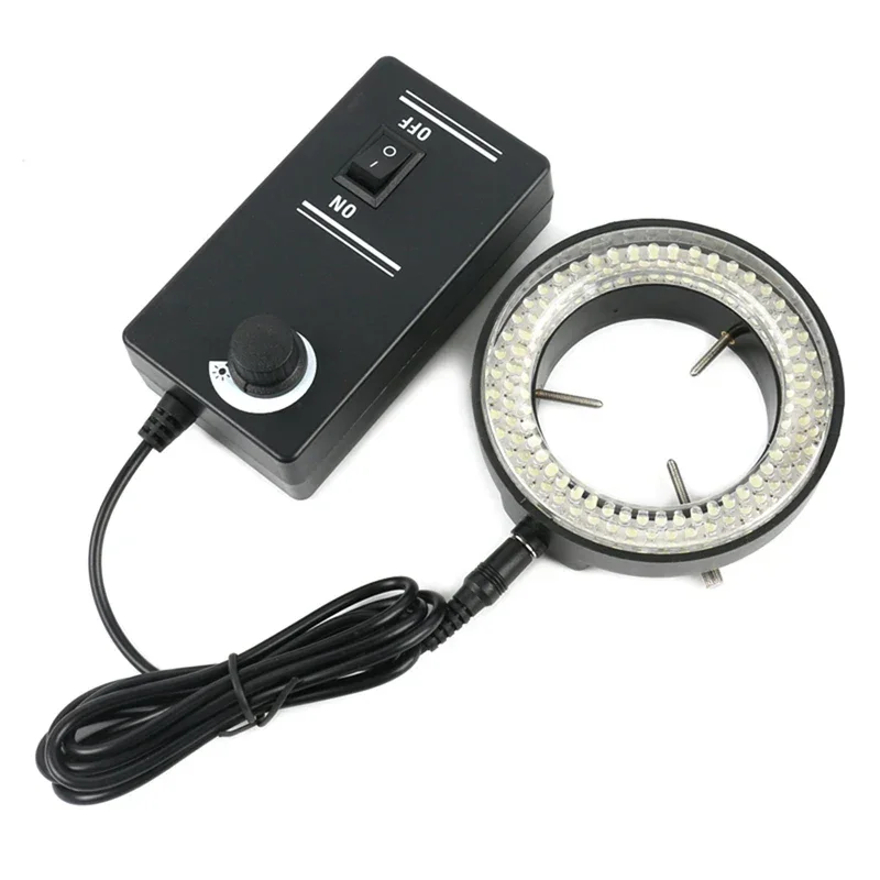 Adjustable 144/60 LEDs Microscope Ring Light with Adapter - Image 5