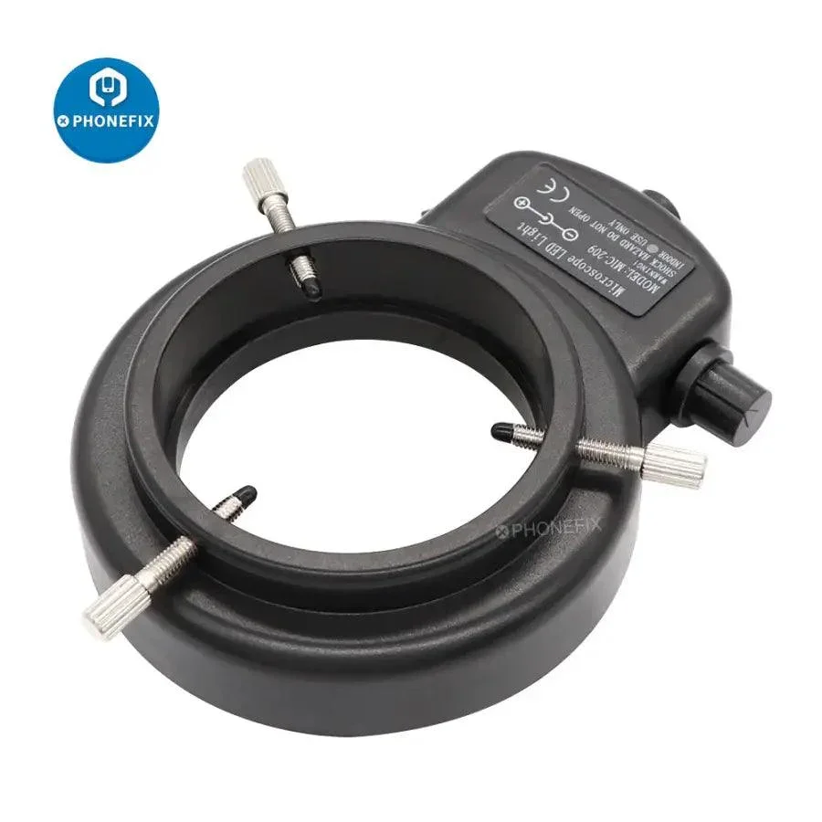 Adjustable 144/60 LEDs Microscope Ring Light with Adapter - Image 8