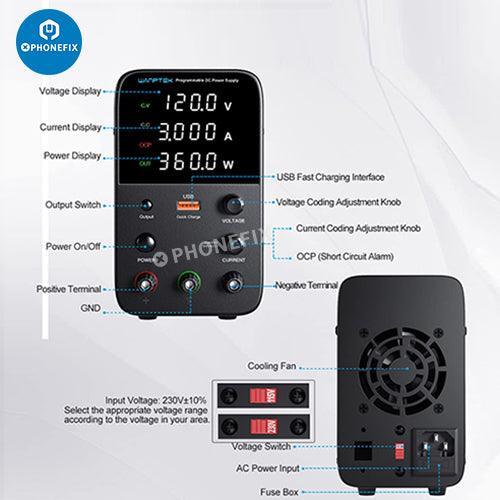 Adjustable DC Power Supply 30V/60V 5/10A Precision Voltage Regulator - Image 4