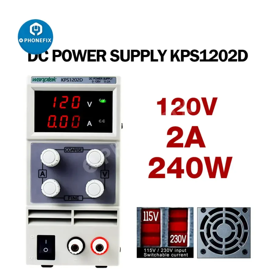 Adjustable Dual Digital Display Laboratory DC Power Supply Regulator - Image 13