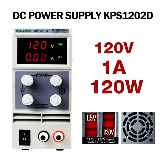 Adjustable Dual Digital Display Laboratory DC Power Supply Regulator - Image 9