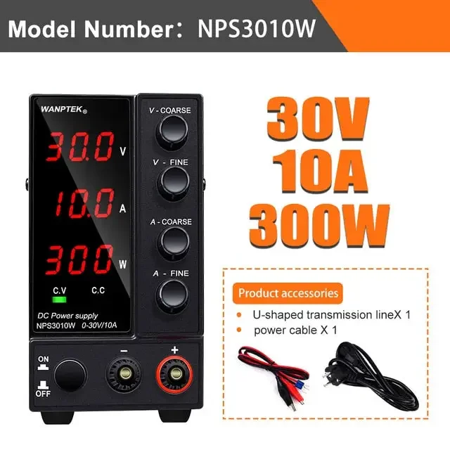 Adjustable Lab Bench Stabilized DC Power Supply Voltage Regulator Switch - Image 15