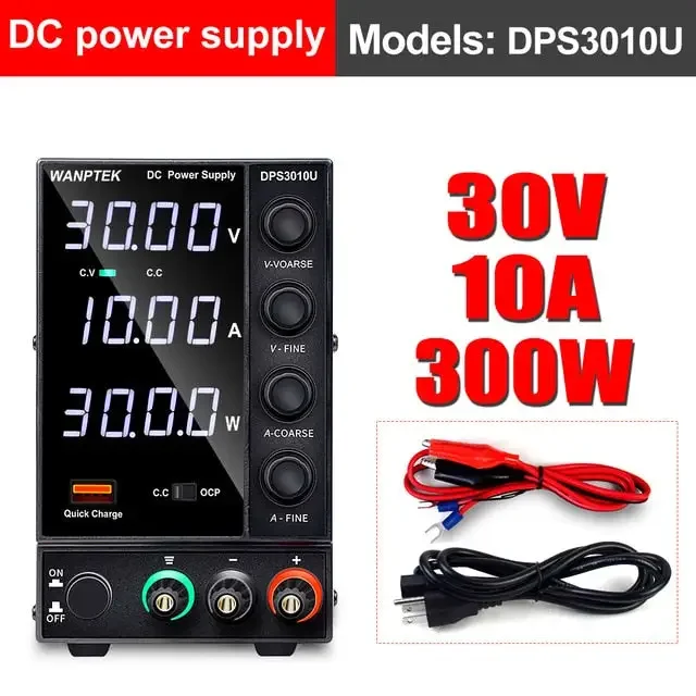 Adjustable Lab Bench Stabilized DC Power Supply Voltage Regulator Switch - Image 18