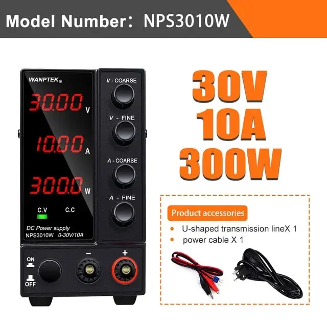 Adjustable Lab Bench Stabilized DC Power Supply Voltage Regulator Switch - Image 19